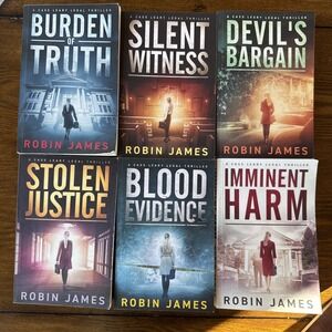 Robin James "A Cass Leary Legal Thrillers" Books 1-7 Paperback Read Once